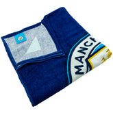 Manchester City handdoek PT marine 70 x 140 cm